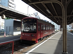 恵美須町駅につきました